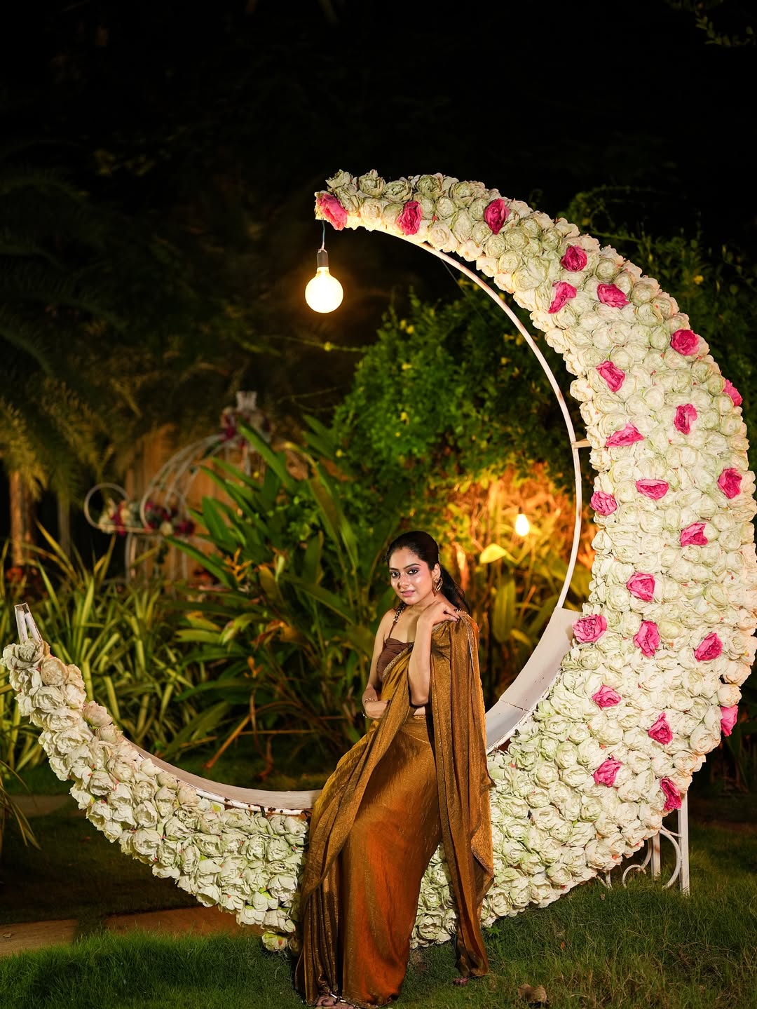 Chiffon Fendy Two-Tone Saree with Beads Handwork Border – Limited Edition Partywear