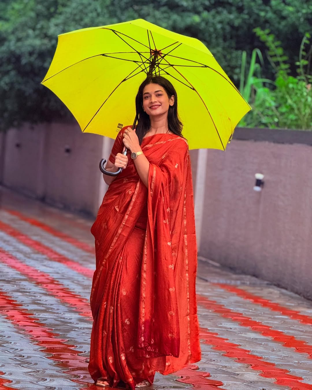 Fiery Orange Soft Viscose Khadi Silk Partywear Saree with Satin Border & Jacquard Design
