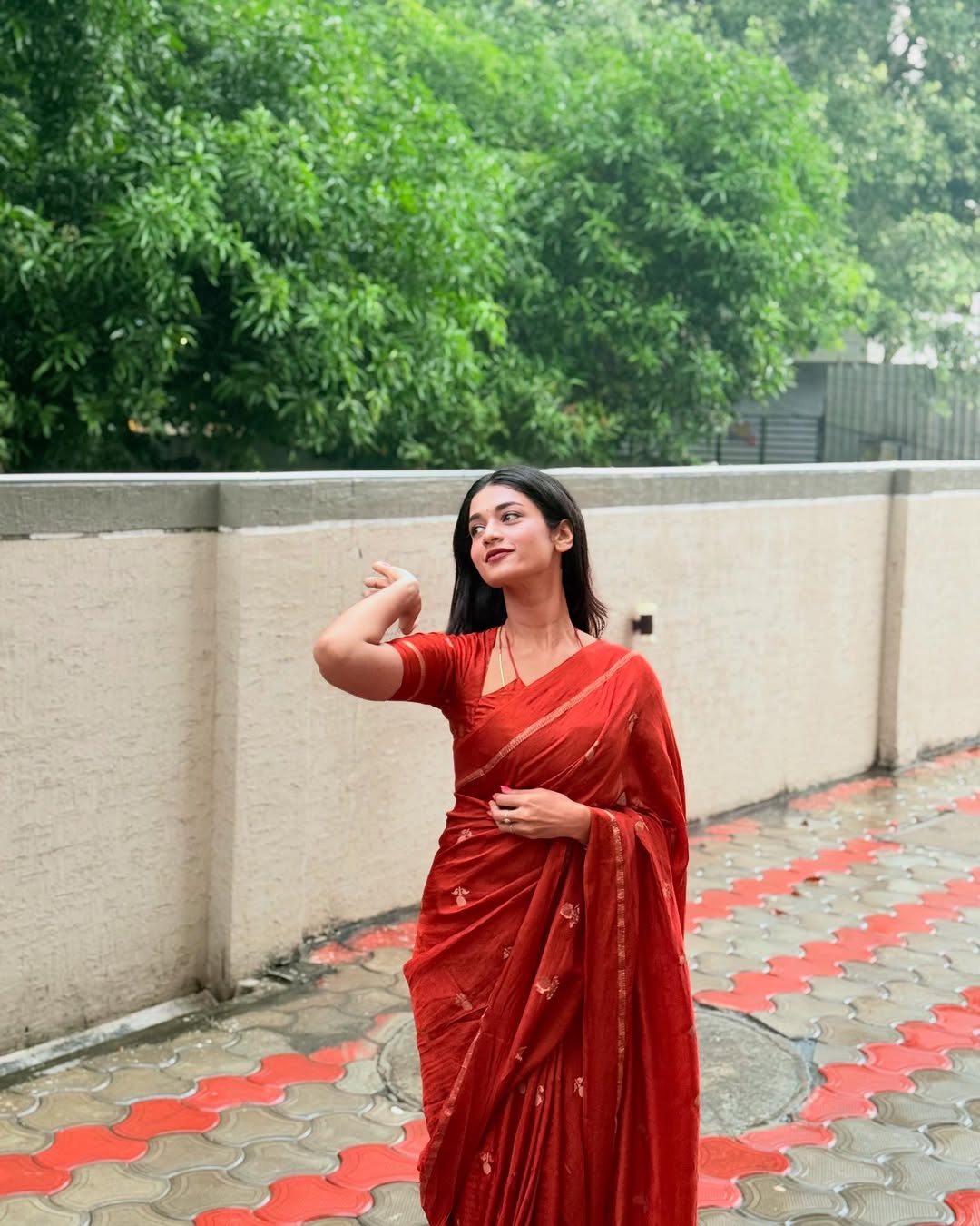 Fiery Orange Soft Viscose Khadi Silk Partywear Saree with Satin Border & Jacquard Design