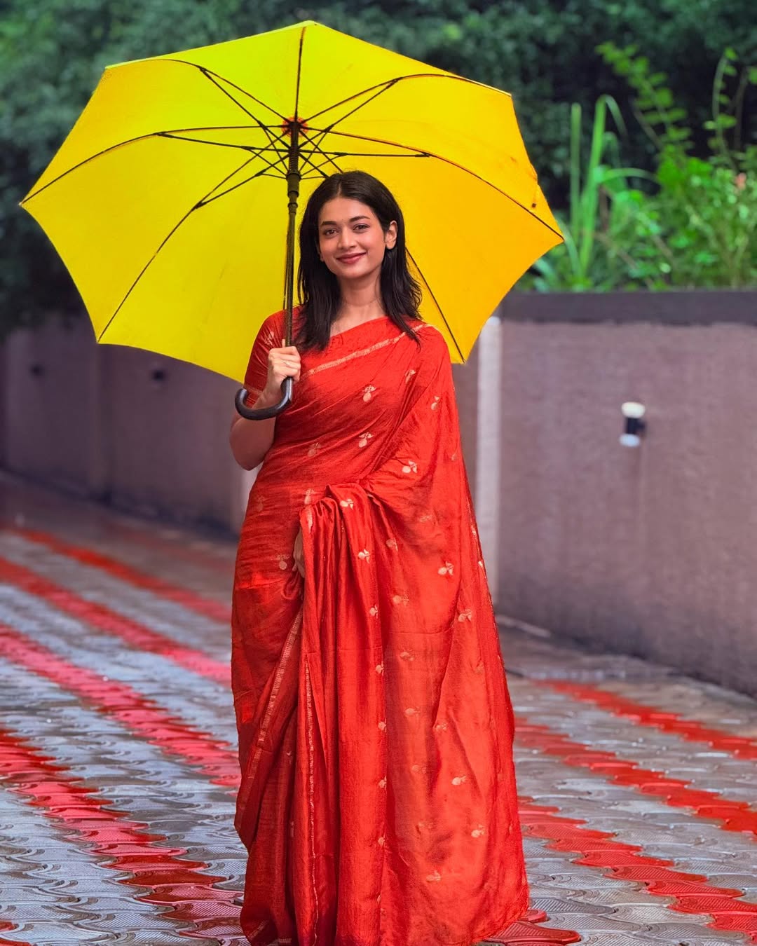 Fiery Orange Soft Viscose Khadi Silk Partywear Saree with Satin Border & Jacquard Design