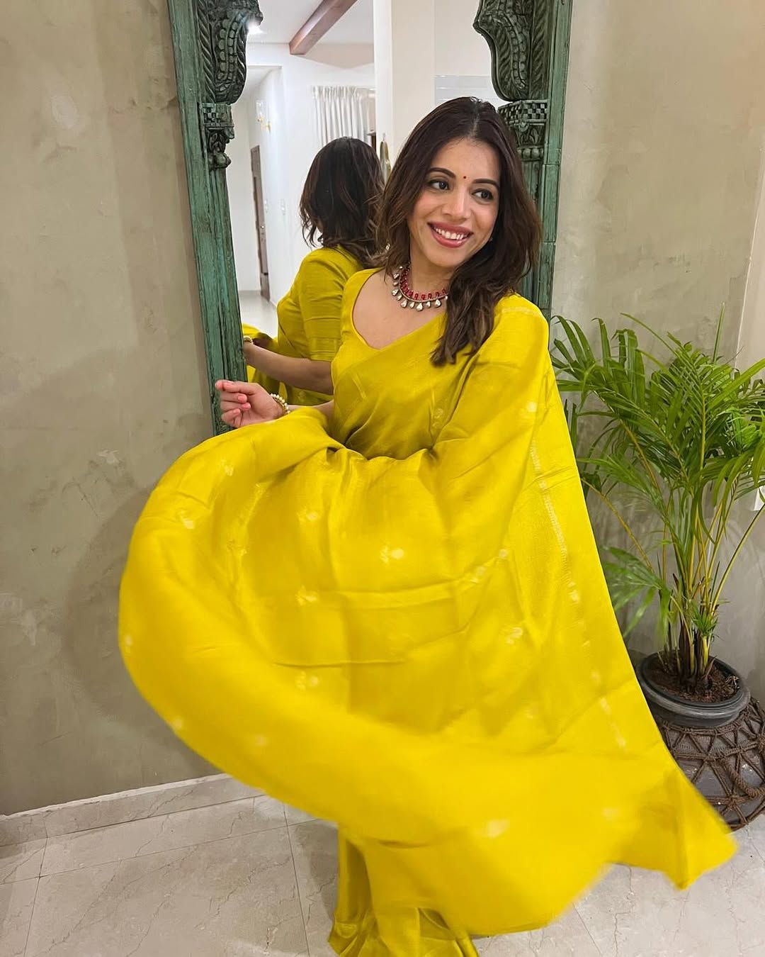 Light Green Soft Viscose Khadi Silk Partywear Saree with Satin Border & Jacquard Design