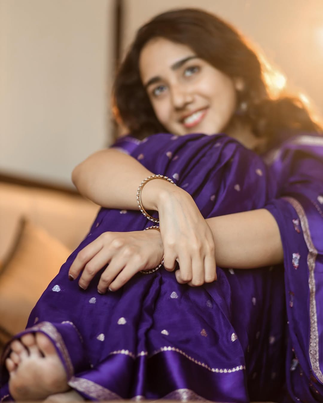 Pure Chinon Viscose Saree with Matching Blouse – Restocked Partywear Collection