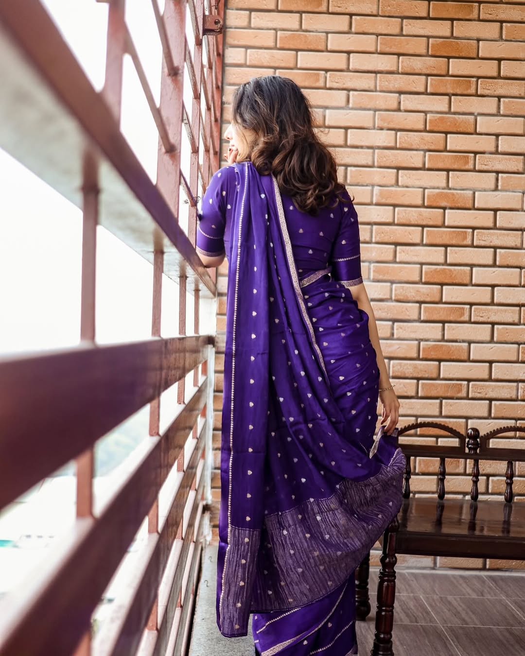 Pure Chinon Viscose Saree with Matching Blouse – Restocked Partywear Collection