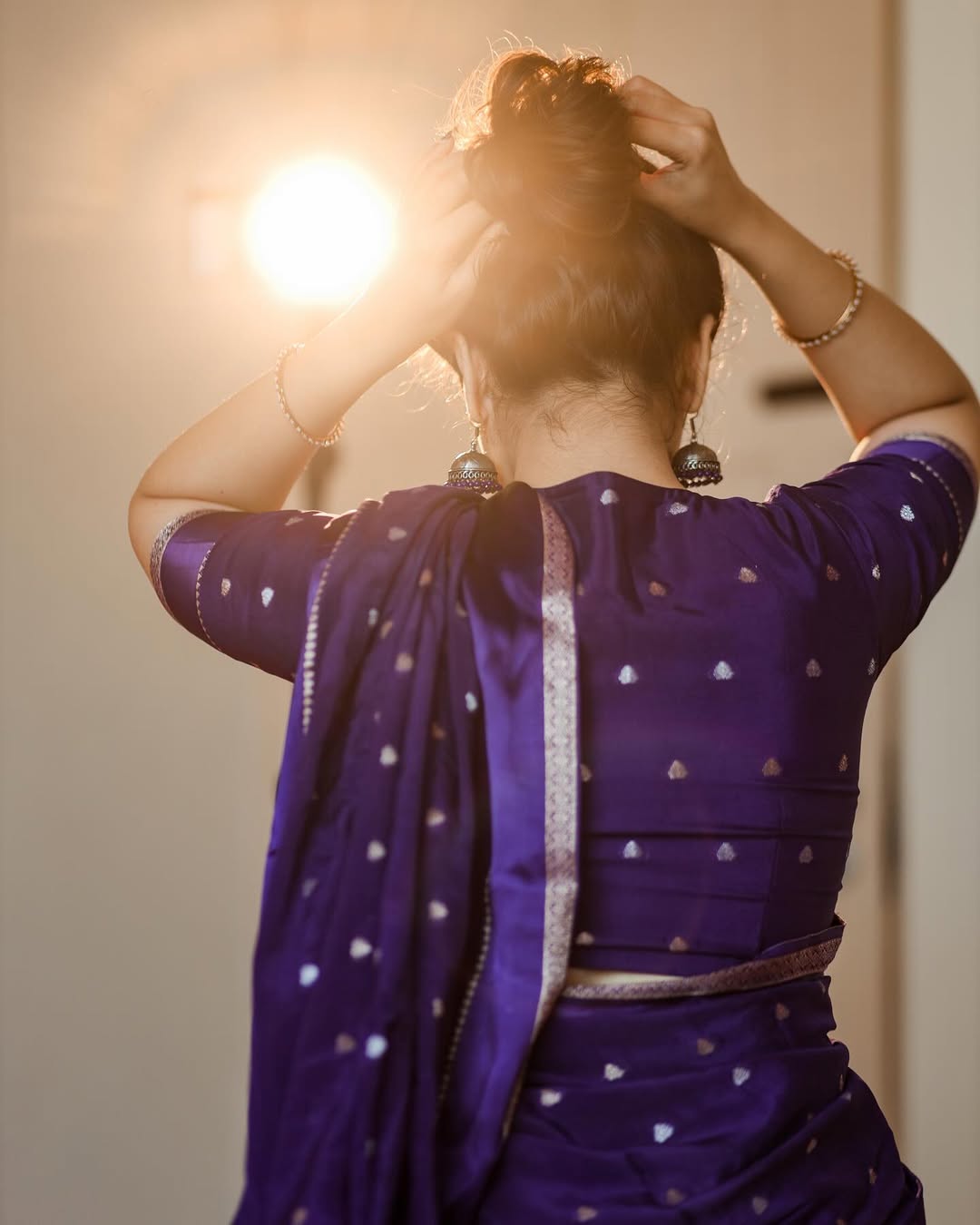 Pure Chinon Viscose Saree with Matching Blouse – Restocked Partywear Collection